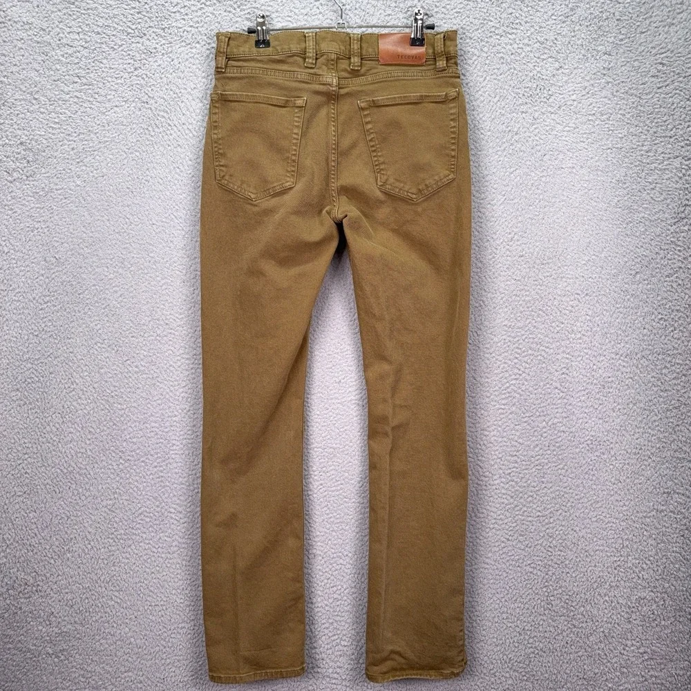 Tecovas Jeans Mens 30x32 Brown Straight 5 Pocket Comfort Stretch Western Rodeo